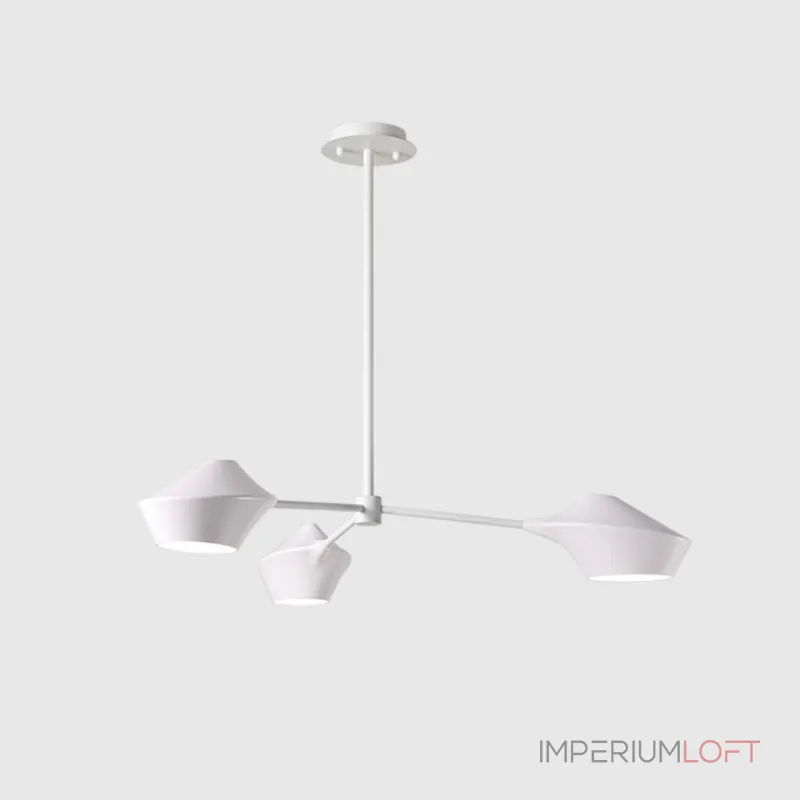 Люстра на штанге LANT D65 3 lamps White от ImperiumLoft Люстра на штанге LANT D65 3 lamps White от ImperiumLoft