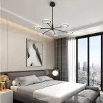 Люстра на штанге RINGLETS C Black от ImperiumLoft