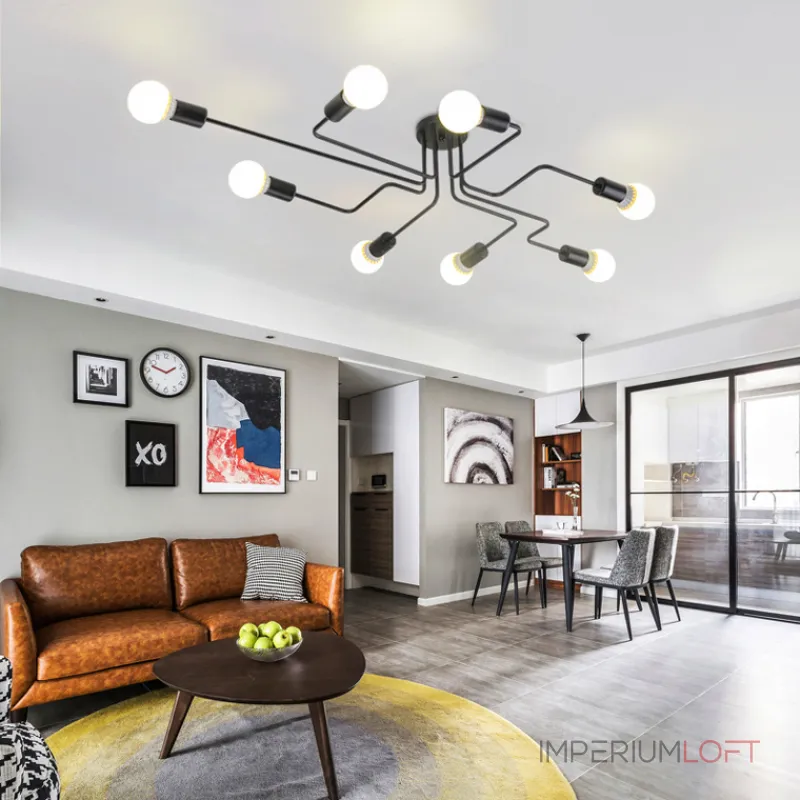 Потолочная люстра SCHEME BLACK от ImperiumLoft