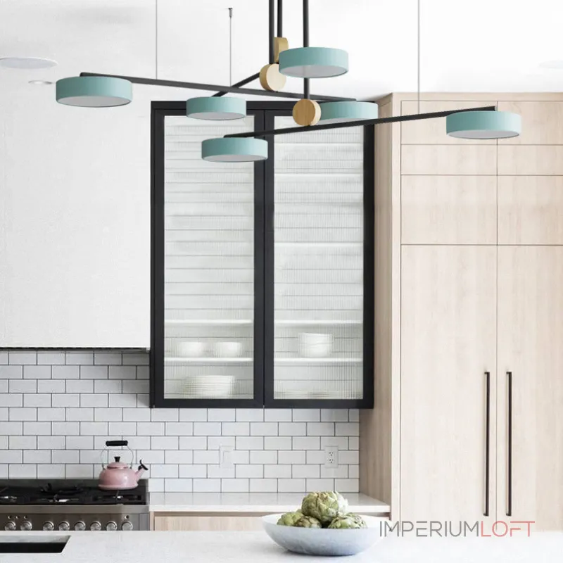Люстра на штанге TECHNUM COLOR LED Green от ImperiumLoft