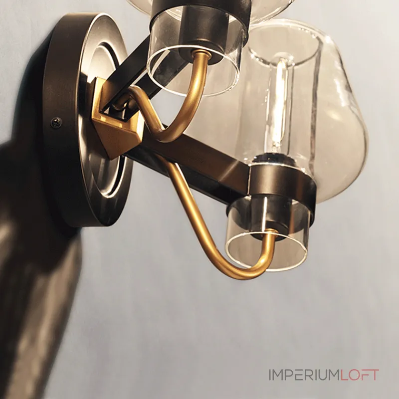 Бра MONTALEMBERT SCONCE BY Studios Черный, Янтарь от ImperiumLoft Бра MONTALEMBERT SCONCE BY Studios Черный, Янтарь от ImperiumLoft