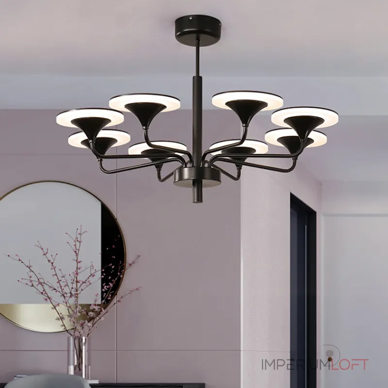 Люстра на штанге PILLAR L15 Silver от ImperiumLoft