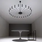 Люстра на штанге POP P40 Chandelier 24 lamps D130 Mod.B White