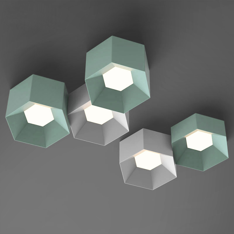 Потолочный светильник HEXAGON A H13 White от ImperiumLoft Потолочный светильник HEXAGON A H13 White от ImperiumLoft