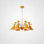 Люстра на штанге FRANKA D80 6 lamps Yellow от ImperiumLoft