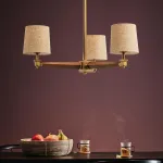 Люстра на штанге Jorgenson D70 White/Light wood