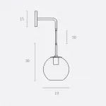 Бра Rousseau Blue от ImperiumLoft