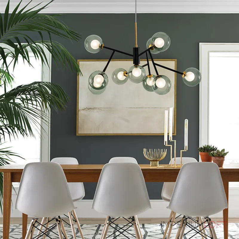 Подвесная люстра PEARL L5 Grey от ImperiumLoft Подвесная люстра PEARL L5 Grey от ImperiumLoft