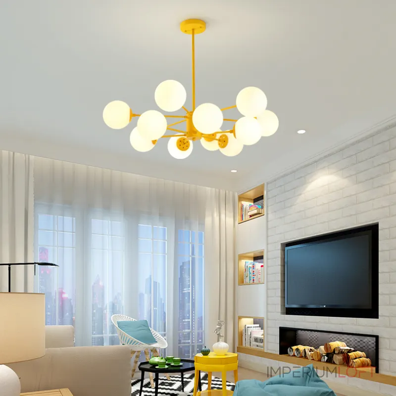 Люстра на штанге BALLS LIGHT от ImperiumLoft Люстра на штанге BALLS LIGHT от ImperiumLoft