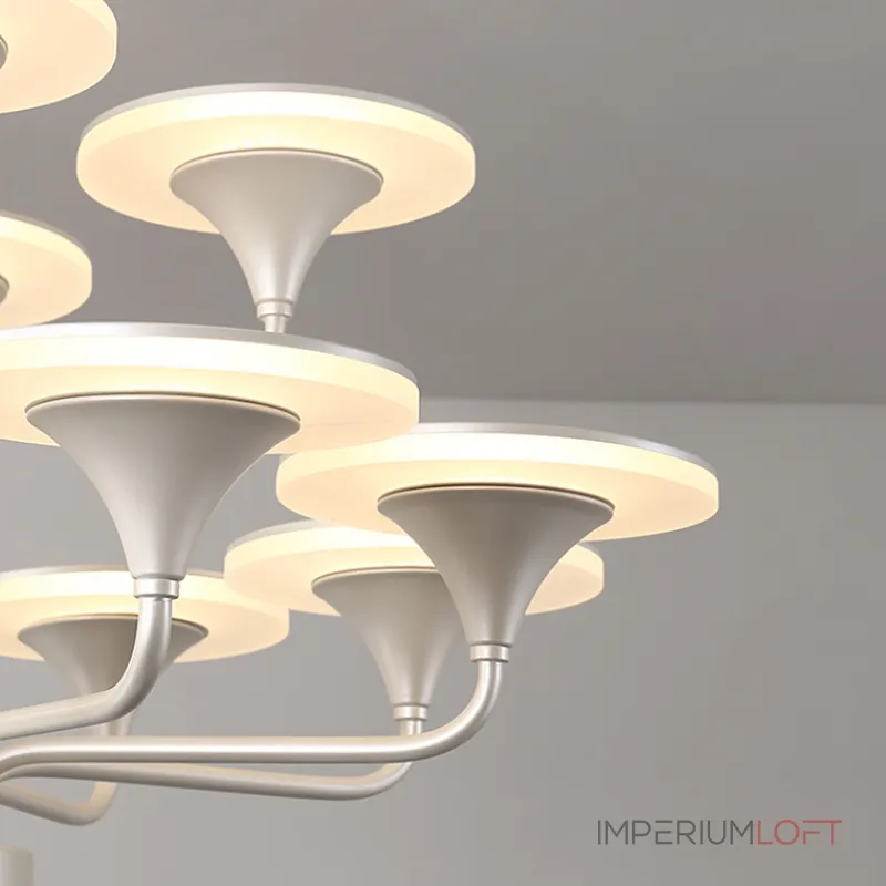 Люстра на штанге PILLAR L15 Silver от ImperiumLoft