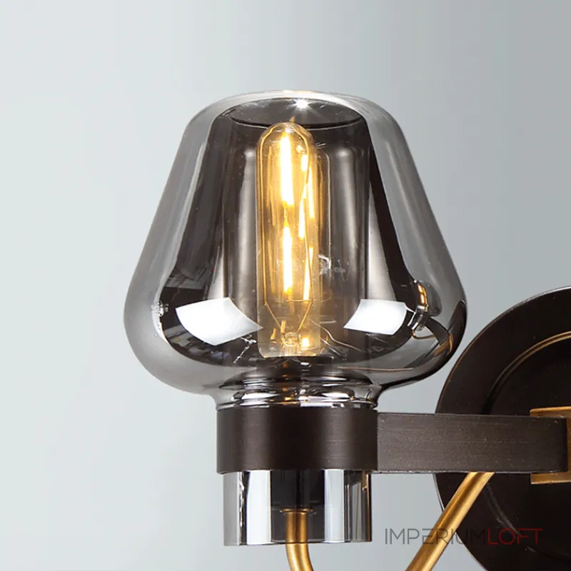 Бра MONTALEMBERT SCONCE BY Studios Черный, Дымчатый от ImperiumLoft Бра MONTALEMBERT SCONCE BY Studios Черный, Дымчатый от ImperiumLoft