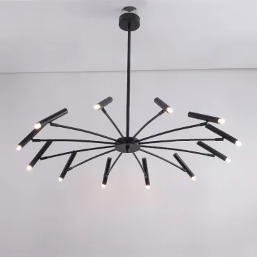 Люстра на штанге POP P40 Chandelier 12 lamps D100 Mod.A Black