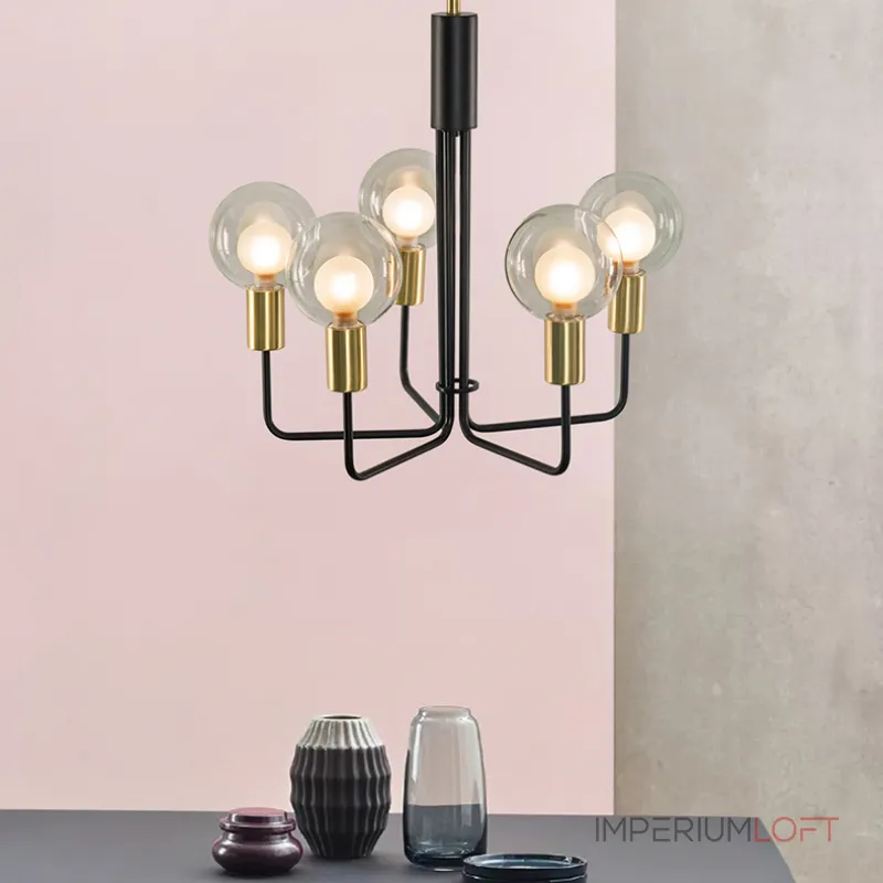 Подвесная люстра PEARL L5 Grey от ImperiumLoft Подвесная люстра PEARL L5 Grey от ImperiumLoft