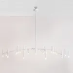 Люстра на штанге POP P40 Chandelier 24 lamps D130 Mod.B White