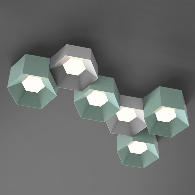 Потолочный светильник HEXAGON A H13 White от ImperiumLoft Потолочный светильник HEXAGON A H13 White от ImperiumLoft