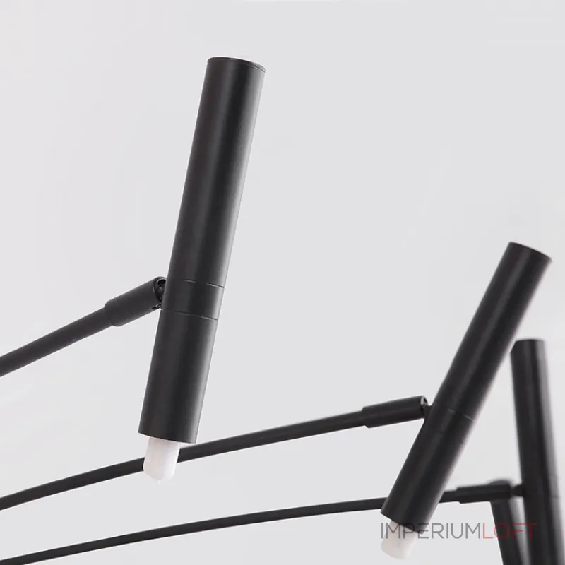 Люстра на штанге POP P40 Chandelier 24 lamps D130 Mod.B White