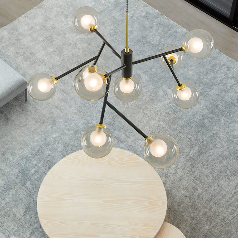 Подвесная люстра PEARL L5 Grey от ImperiumLoft Подвесная люстра PEARL L5 Grey от ImperiumLoft