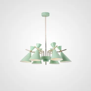 Люстра на штанге FRANKA D80 6 lamps Green