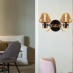 Бра MONTALEMBERT SCONCE BY Studios Черный, Янтарь от ImperiumLoft