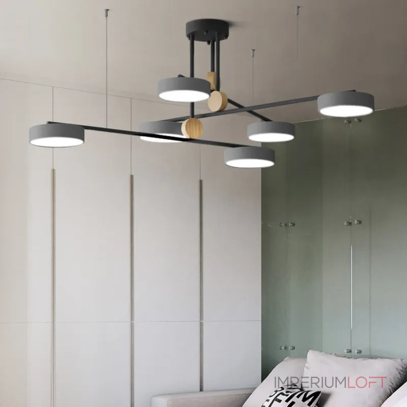 Люстра на штанге TECHNUM COLOR LED Green от ImperiumLoft