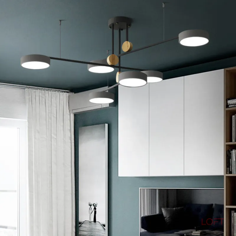 Люстра на штанге TECHNUM COLOR LED Green от ImperiumLoft