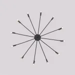 Люстра на штанге POP P40 Chandelier 12 lamps D100 Mod.A White