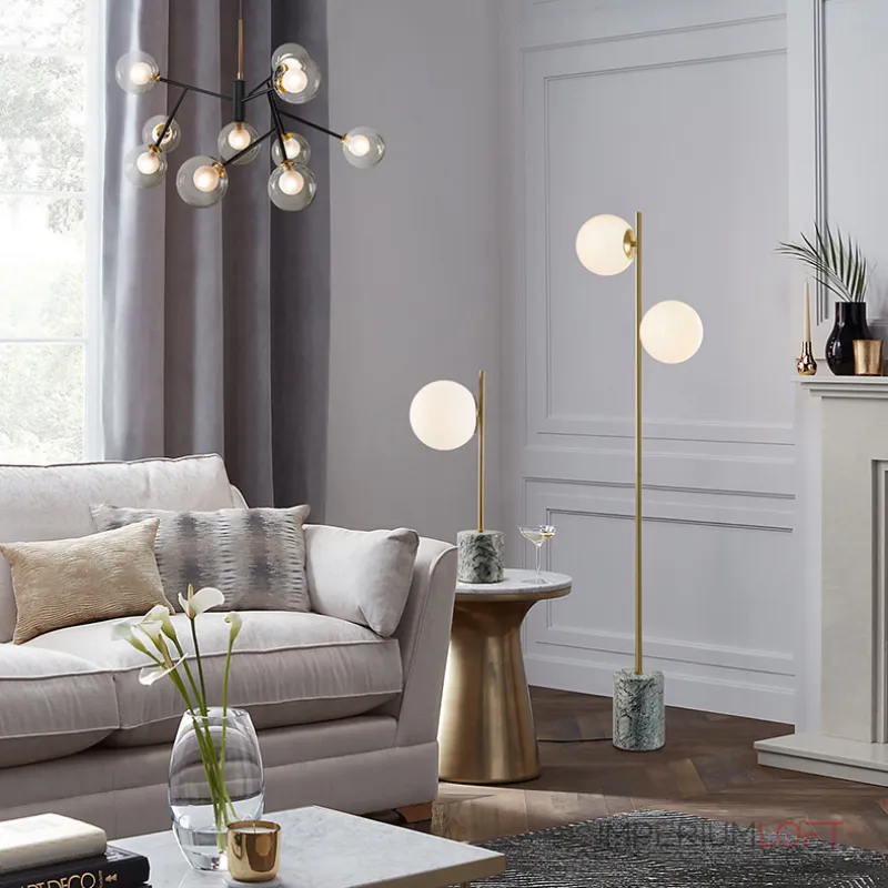 Подвесная люстра PEARL L5 Grey от ImperiumLoft Подвесная люстра PEARL L5 Grey от ImperiumLoft