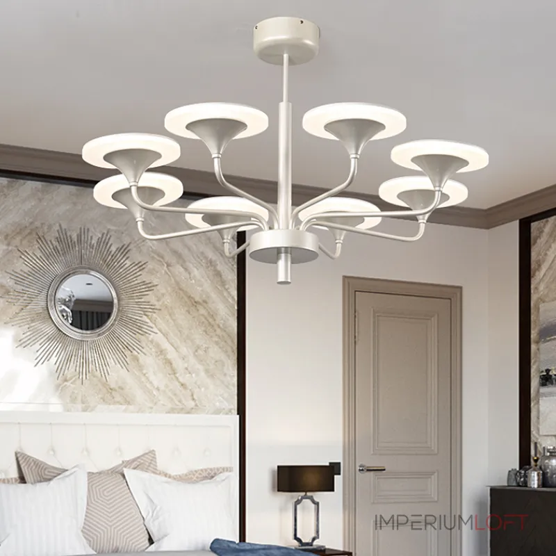 Люстра на штанге PILLAR L15 Silver от ImperiumLoft