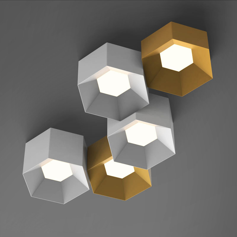 Потолочный светильник HEXAGON A H13 White от ImperiumLoft Потолочный светильник HEXAGON A H13 White от ImperiumLoft