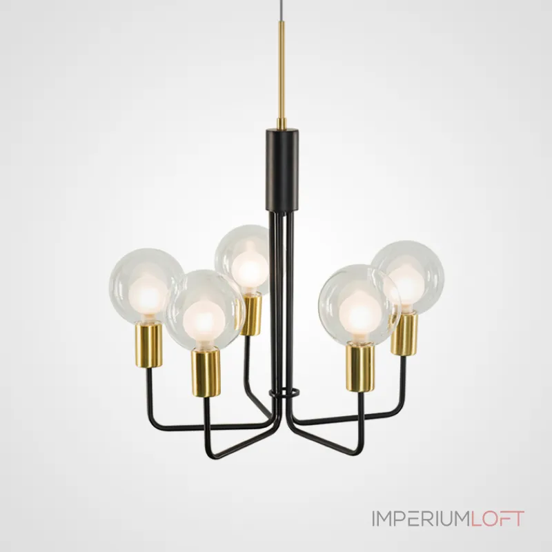 Подвесная люстра PEARL L5 Grey от ImperiumLoft Подвесная люстра PEARL L5 Grey от ImperiumLoft