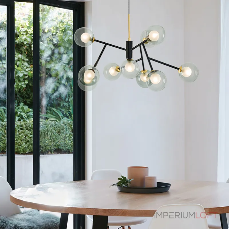 Подвесная люстра PEARL L5 Grey от ImperiumLoft Подвесная люстра PEARL L5 Grey от ImperiumLoft