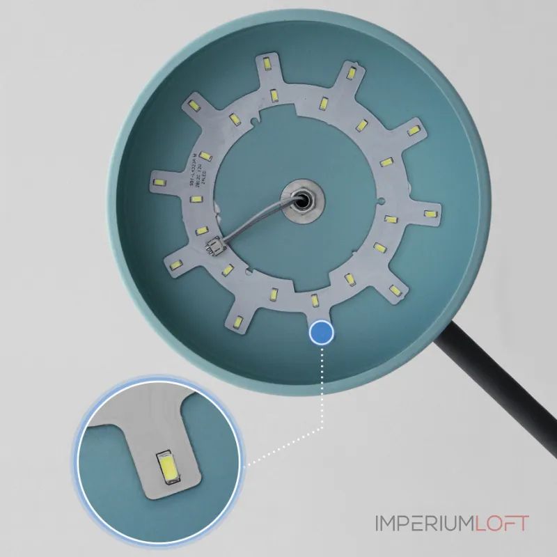 Люстра на штанге TECHNUM COLOR LED Green от ImperiumLoft