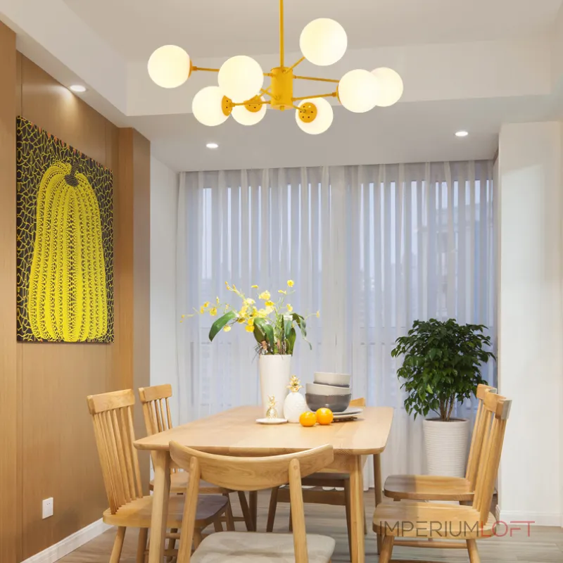 Люстра на штанге BALLS LIGHT от ImperiumLoft Люстра на штанге BALLS LIGHT от ImperiumLoft
