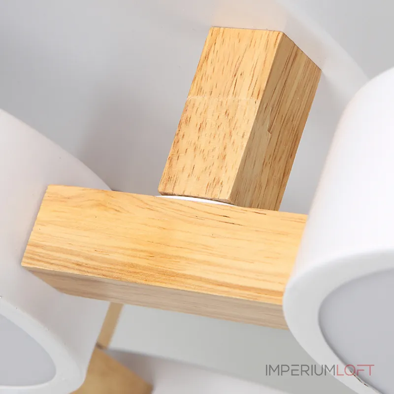 Потолочная люстра JOIST 5 Gray от ImperiumLoft