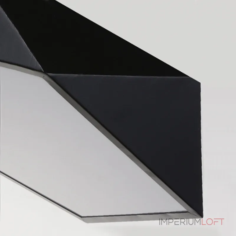 Потолочный светодиодный светильник GEOMETRIC Black D50 от ImperiumLoft