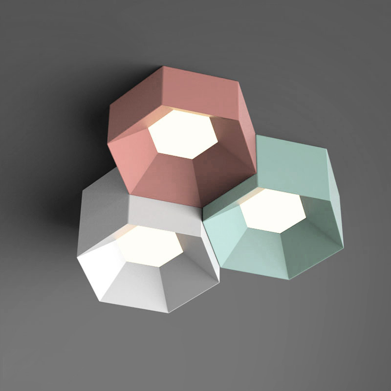 Потолочный светильник HEXAGON A H13 White от ImperiumLoft Потолочный светильник HEXAGON A H13 White от ImperiumLoft