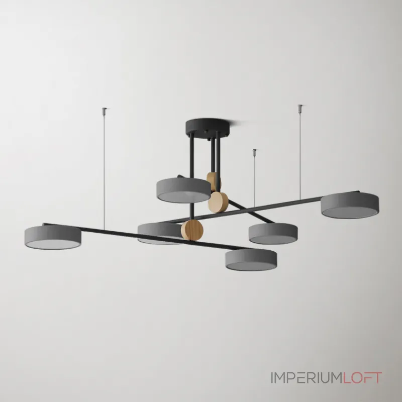 Люстра на штанге TECHNUM COLOR LED Grey от ImperiumLoft Люстра на штанге TECHNUM COLOR LED Grey от ImperiumLoft