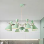 Люстра на штанге FRANKA D80 6 lamps Yellow от ImperiumLoft