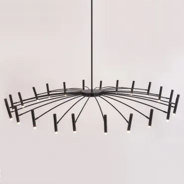 Люстра на штанге POP P40 Chandelier 24 lamps D130 Mod.A Black