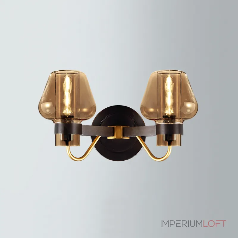 Бра MONTALEMBERT SCONCE BY Studios Черный, Янтарь от ImperiumLoft Бра MONTALEMBERT SCONCE BY Studios Черный, Янтарь от ImperiumLoft