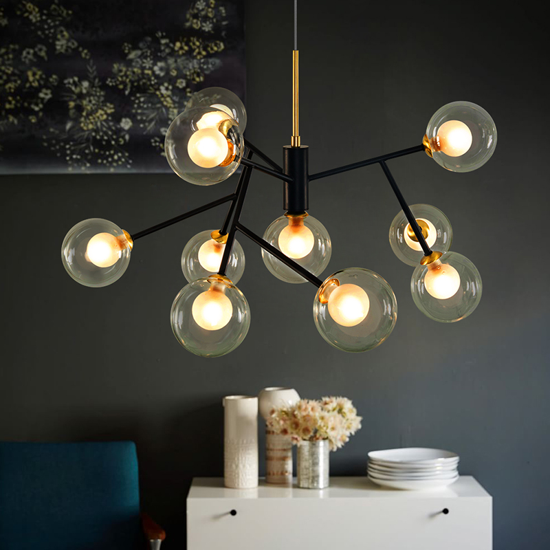 Подвесная люстра PEARL L5 Grey от ImperiumLoft Подвесная люстра PEARL L5 Grey от ImperiumLoft