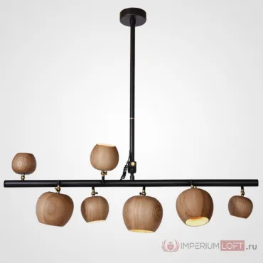 Подвесной реечный светильник CONNY L7 Light brown ball Подвесной реечный светильник CONNY L7 Light brown ball