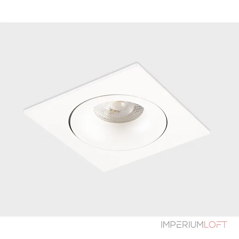 Светильник встраиваемый поворотный DE-201 white от ImperiumLoft