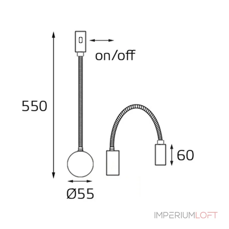 Светильник настенный Italline 3026 black от ImperiumLoft Светильник настенный Italline 3026 black от ImperiumLoft