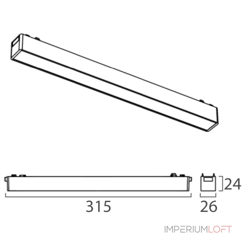 Светильник трековый IT09-9012 black 3000K от ImperiumLoft Светильник трековый IT09-9012 black 3000K от ImperiumLoft
