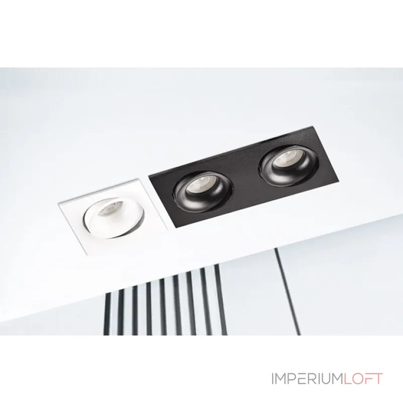 Светильник встраиваемый поворотный DE-201 white от ImperiumLoft