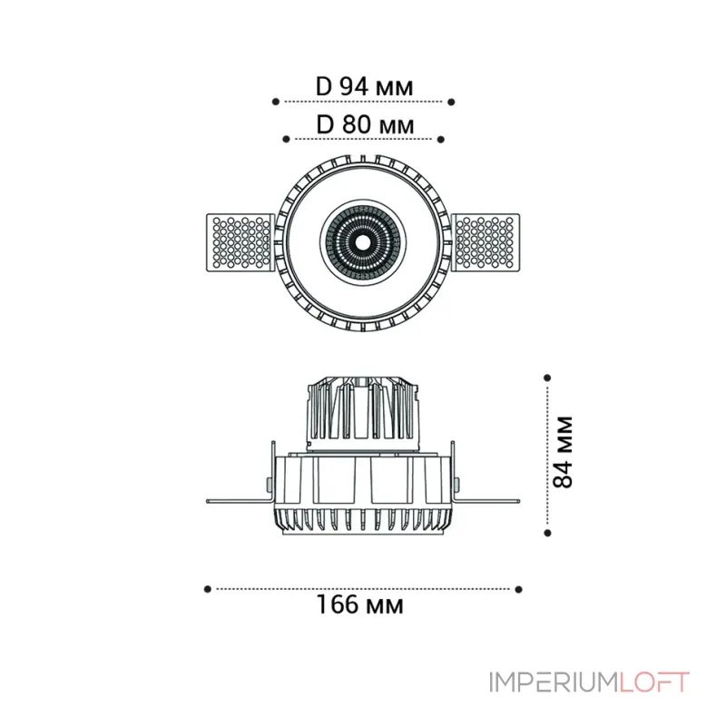 Светильник встраиваемый IT08-8021 white 4000K от ImperiumLoft Светильник встраиваемый IT08-8021 white 4000K от ImperiumLoft