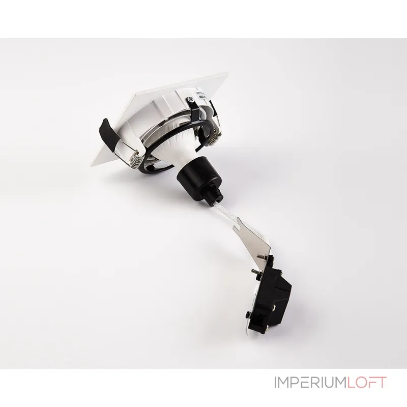 Светильник встраиваемый поворотный DE-201 white от ImperiumLoft