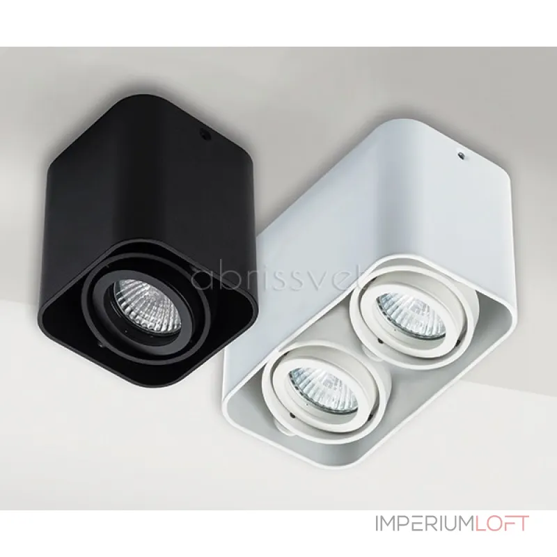 Светильник потолочный поворотный 5642 white от ImperiumLoft