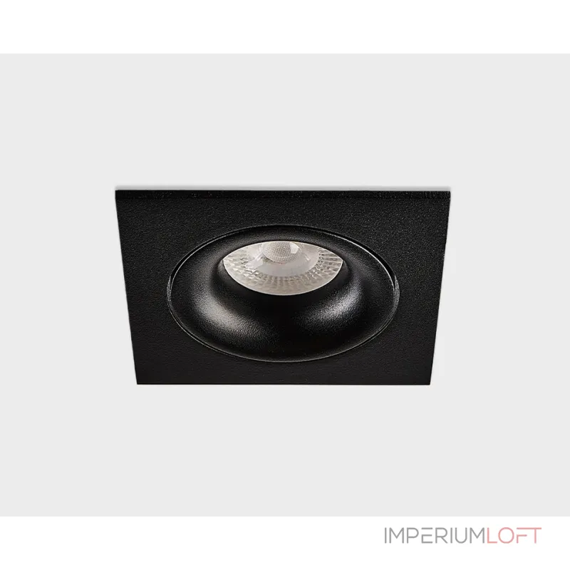 Светильник встраиваемый поворотный DE-201 black от ImperiumLoft